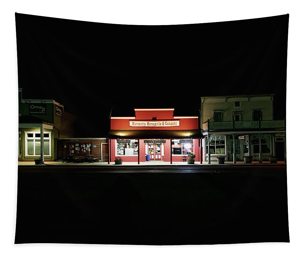 Darin Volpe Architecture Tapestry featuring the photograph Hometown America - Santa Margarita, California by Darin Volpe