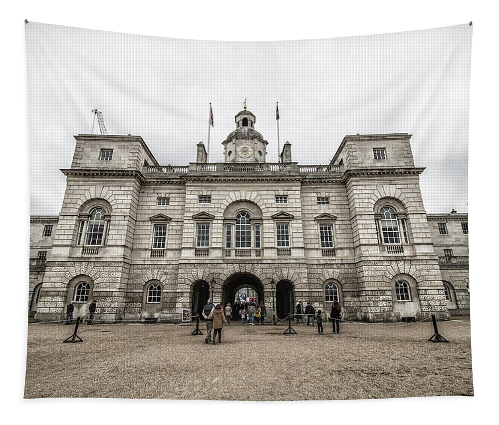 Horse Tapestry featuring the photograph Horse Guards by Martin Newman