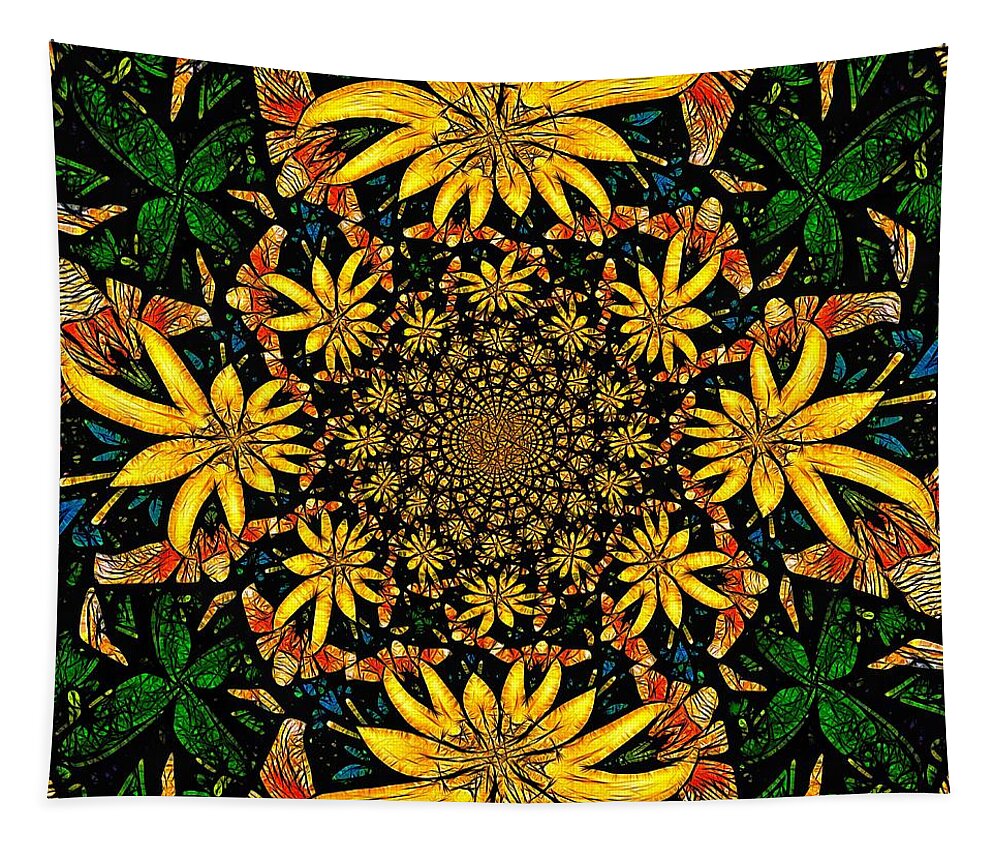Flower Tapestry featuring the photograph Hothouse Flowers by Nick Heap