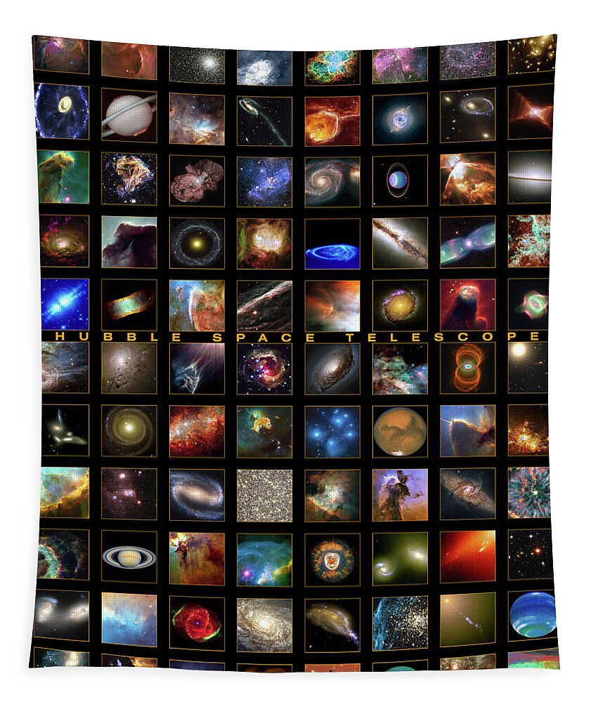God Tapestry featuring the photograph Hubble Mosaic by Paul W Faust - Impressions of Light