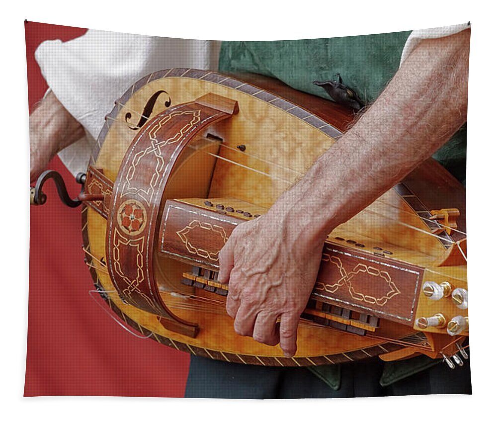 Hurdy Gurdy Tapestry featuring the photograph Hurdy Gurdy by Wes and Dotty Weber