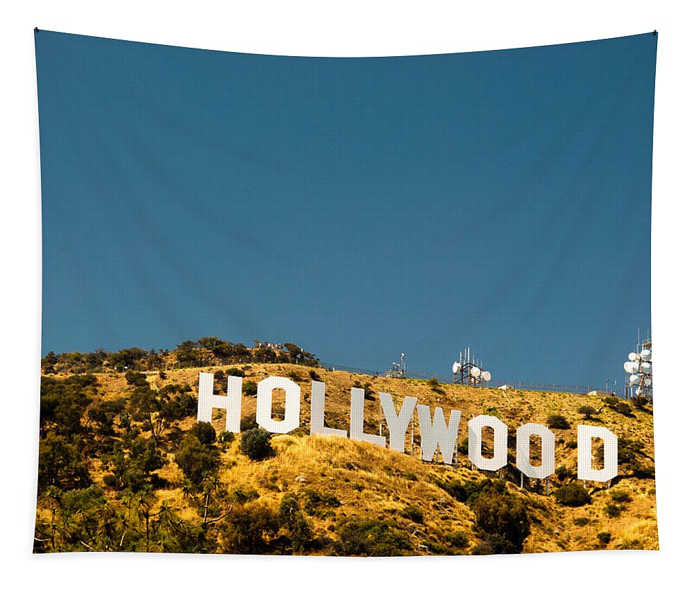 Acting Tapestry featuring the photograph Iconic Shot - Beachwood Canyon by Natasha Bishop