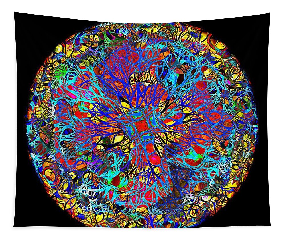 Fractal Tapestry featuring the photograph If I Lose the Light of the Sun by Nick Heap