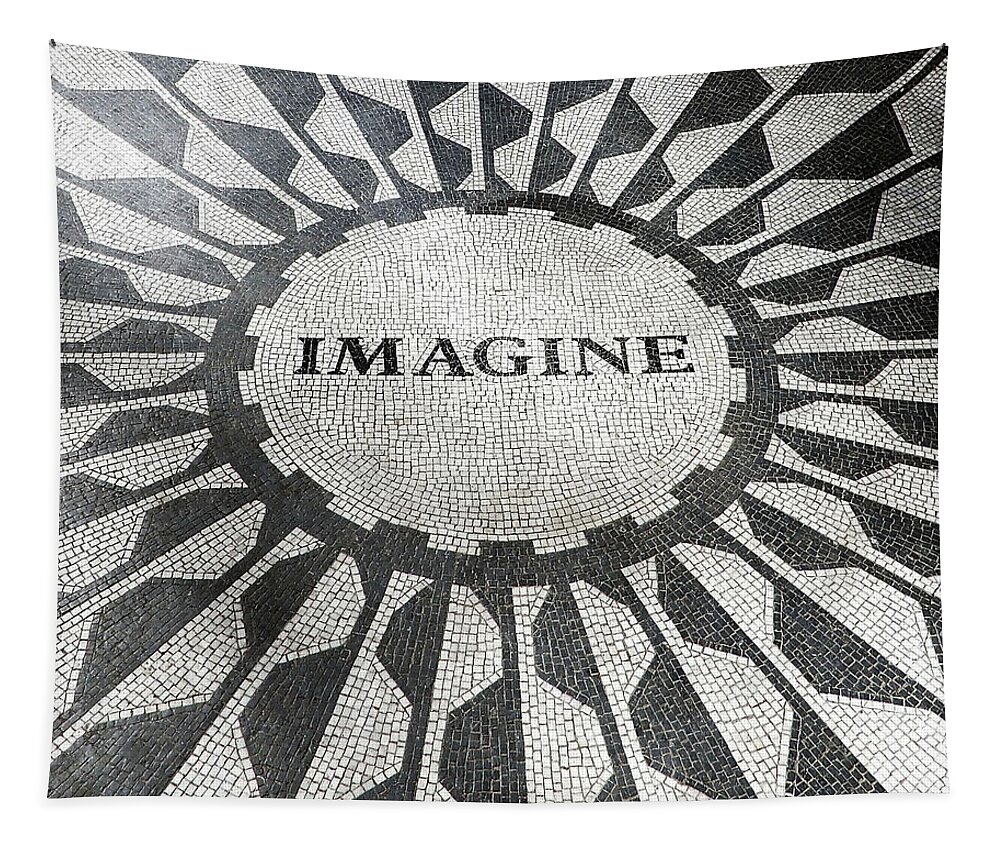 Imagine Tapestry featuring the photograph Imagine - Strawberry Fields by Juergen Weiss