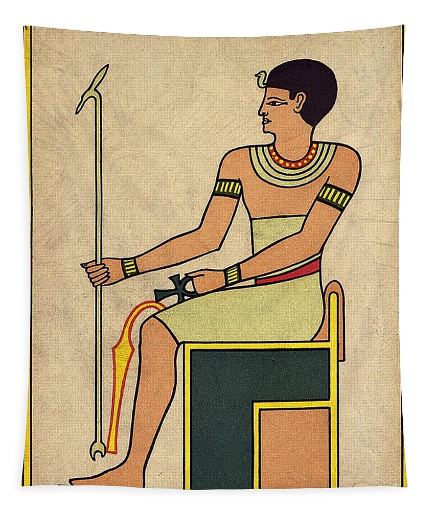 Science Tapestry featuring the photograph Imhotep, Egyptian Polymath by Wellcome Images