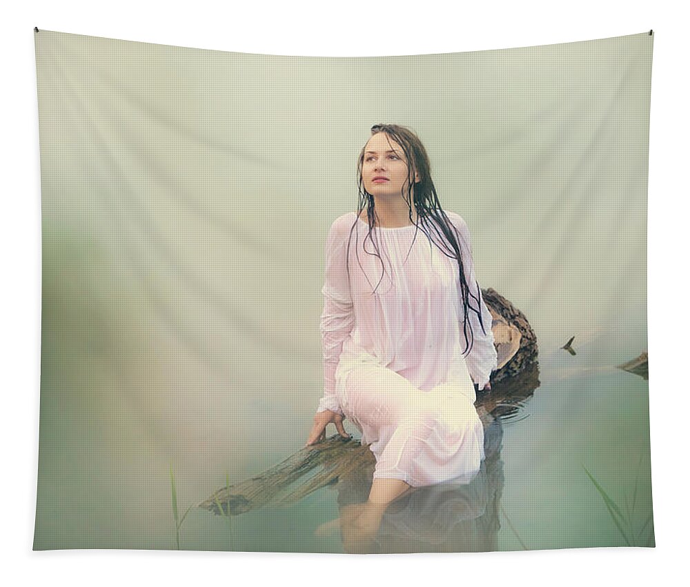 Russian Artists New Wave Tapestry featuring the photograph In Dreamy World by Vitaly Vakhrushev