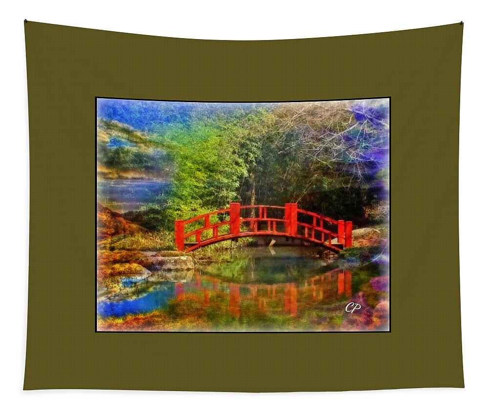 Bridge Tapestry featuring the photograph Inner bridges by Christine Paris