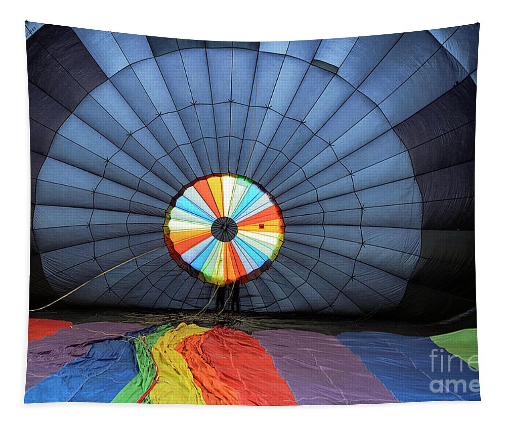 Hot Air Tapestry featuring the photograph Inside The Balloon by Craig Leaper
