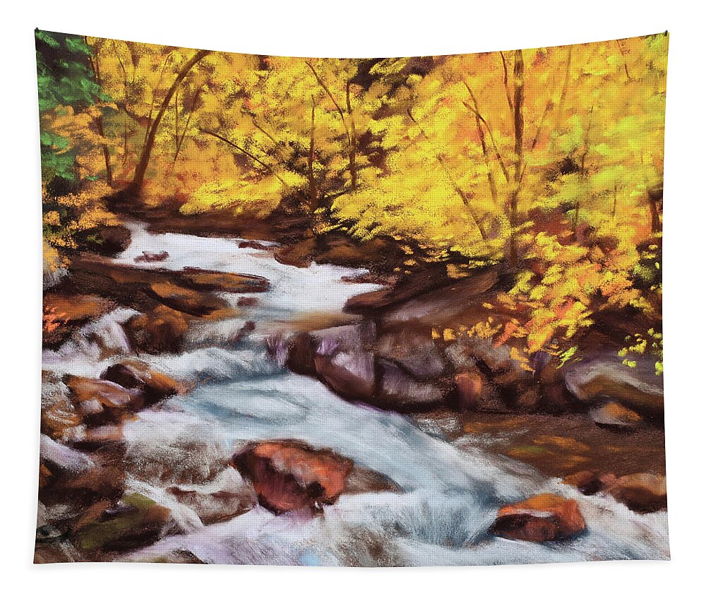 Autumn Tapestry featuring the painting Intimate View by Sandi Snead