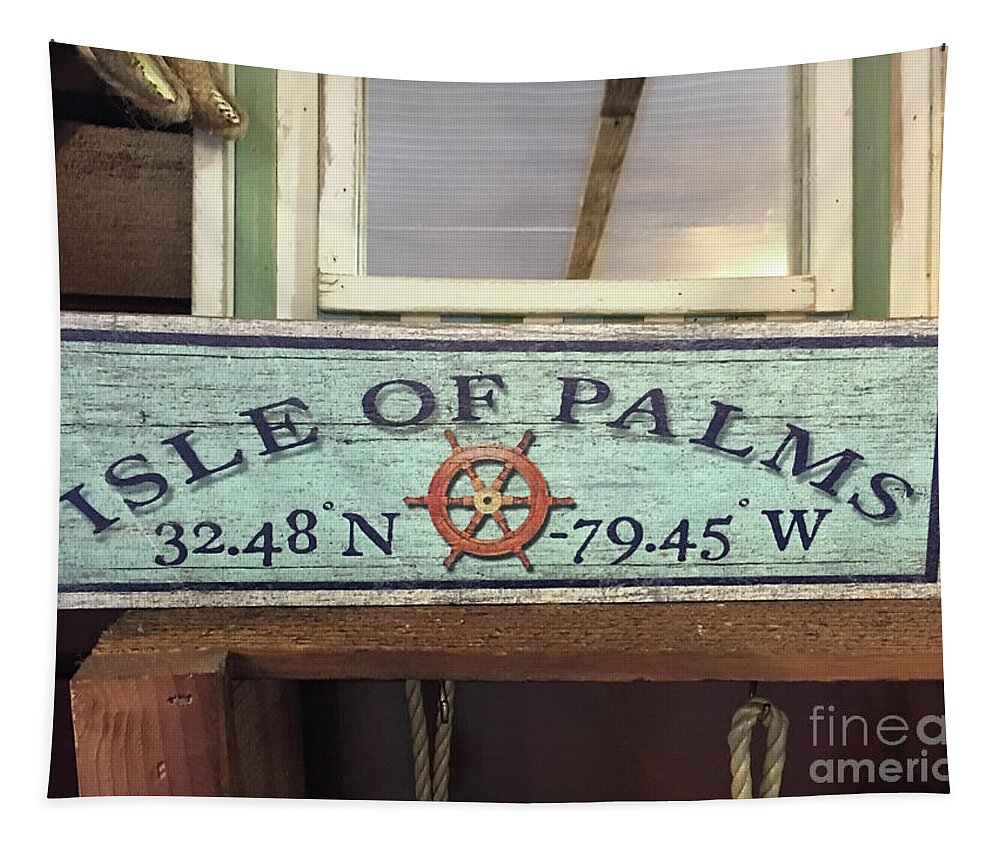 Isle Of Palms Tapestry featuring the photograph Isle of Palms by Dale Powell