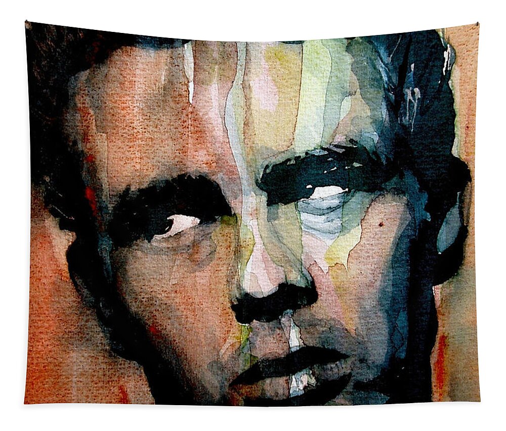 James Dean Tapestry featuring the painting James Dean by Paul Lovering