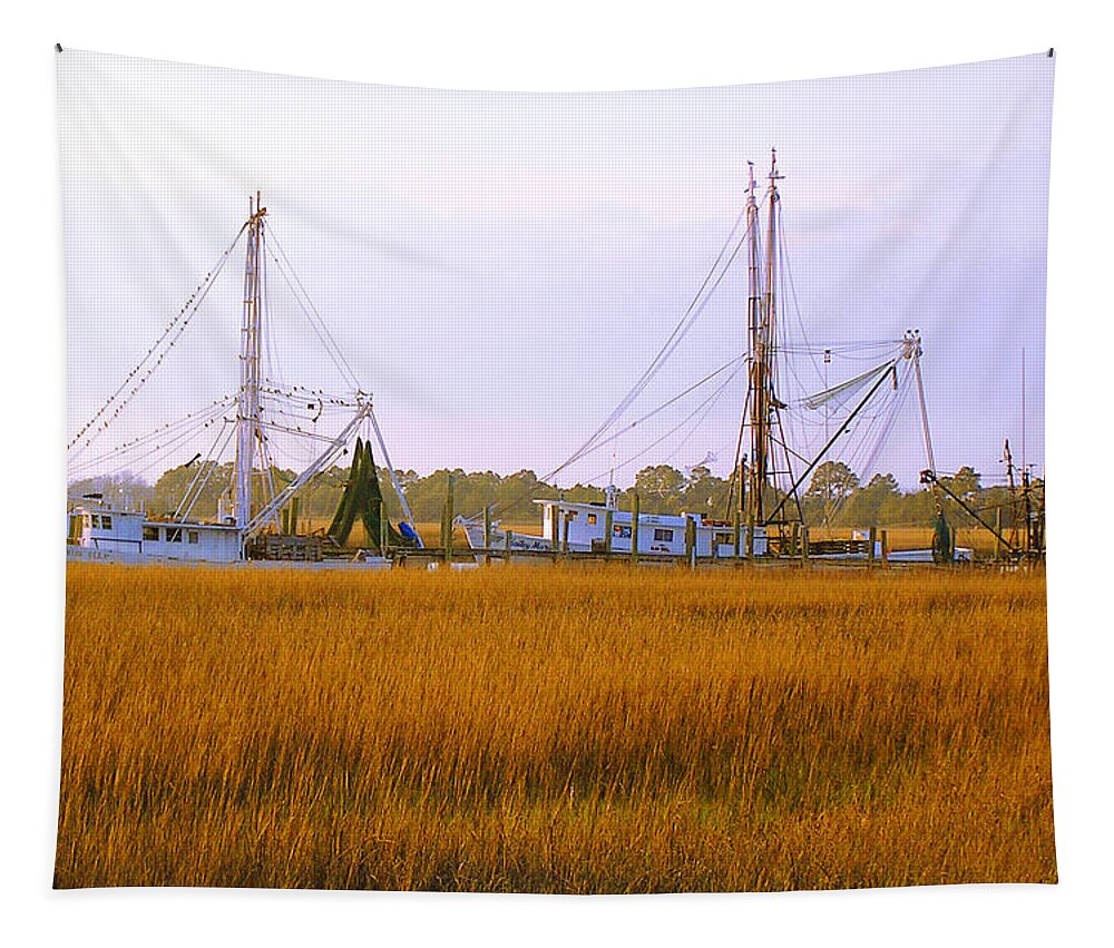 James Island Tapestry featuring the photograph James Island by Charles Harden