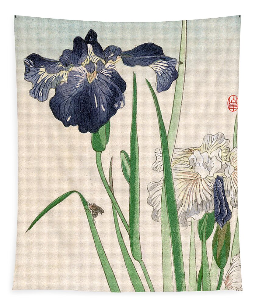 20th Century Tapestry featuring the photograph Japanese Irises by Granger