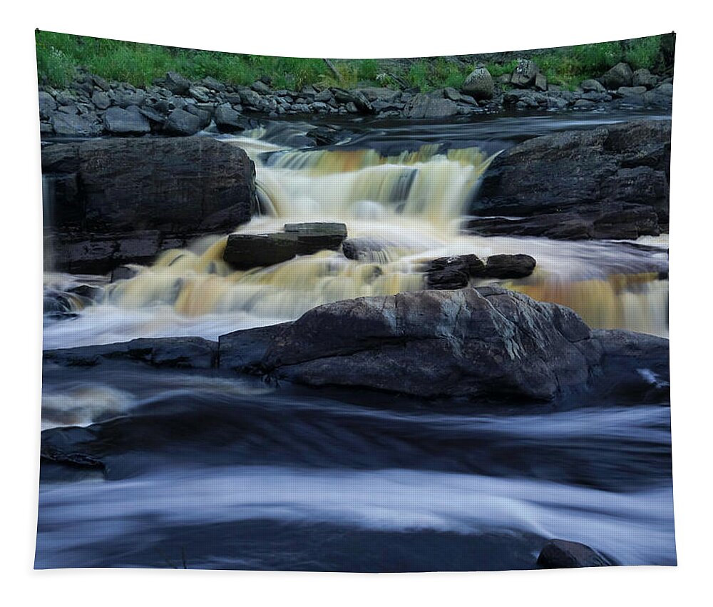 Waterfall Tapestry featuring the photograph Jay Cooke State Park by Hermes Fine Art