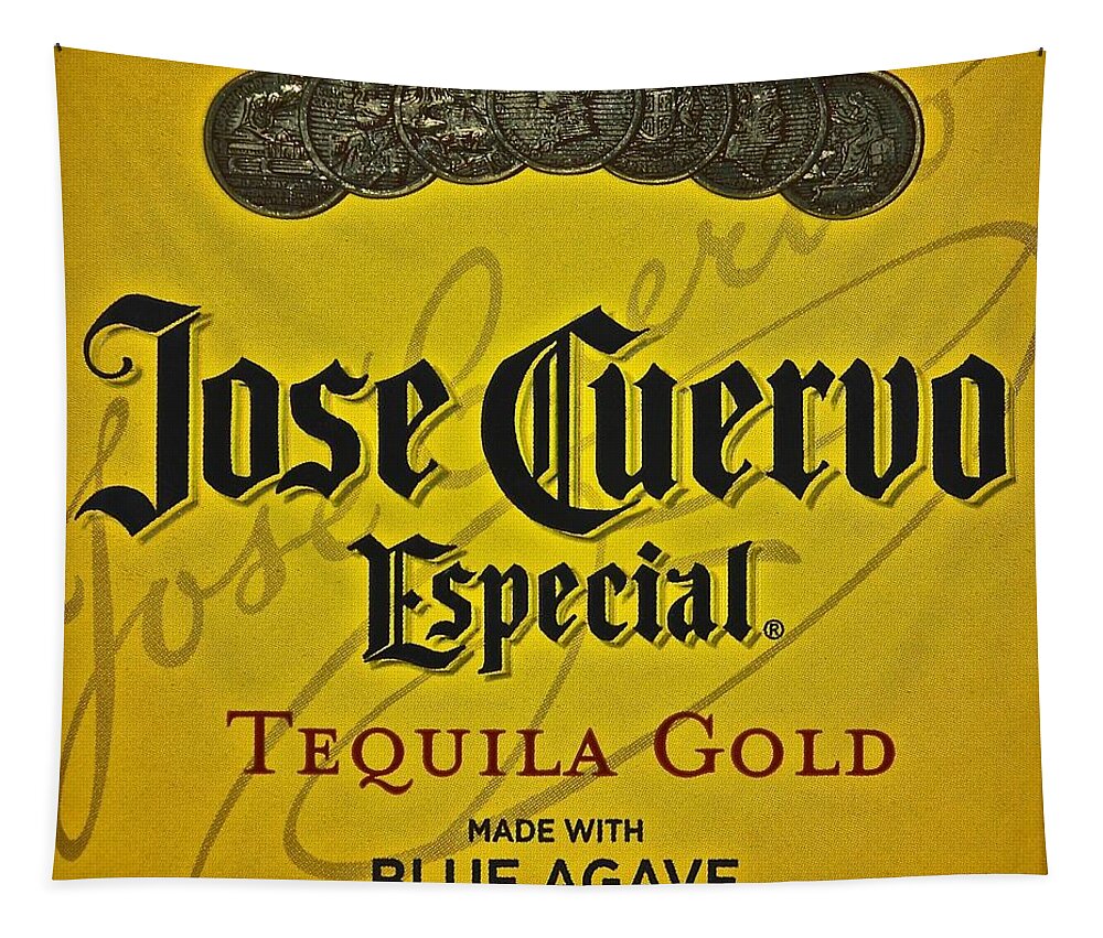 Jose Tapestry featuring the photograph Jose Cuervo by Frozen in Time Fine Art Photography