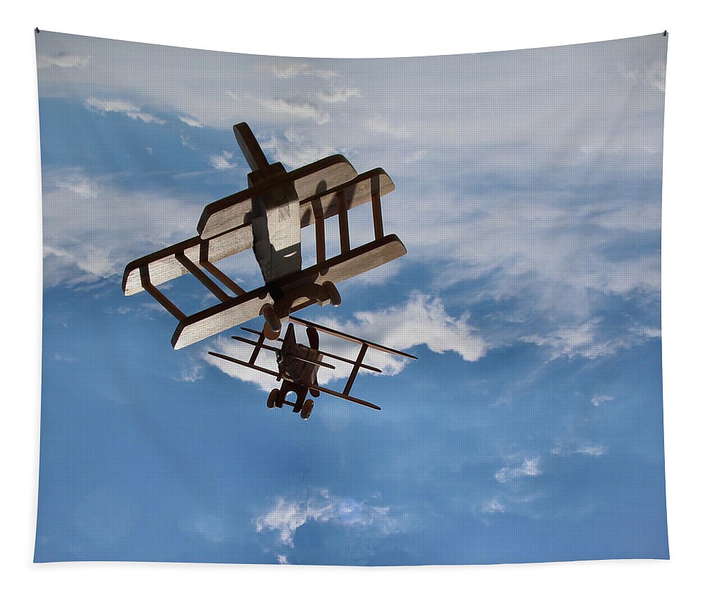 Wwi Tapestry featuring the photograph Jouet Escadrille - 3 by Lin Grosvenor