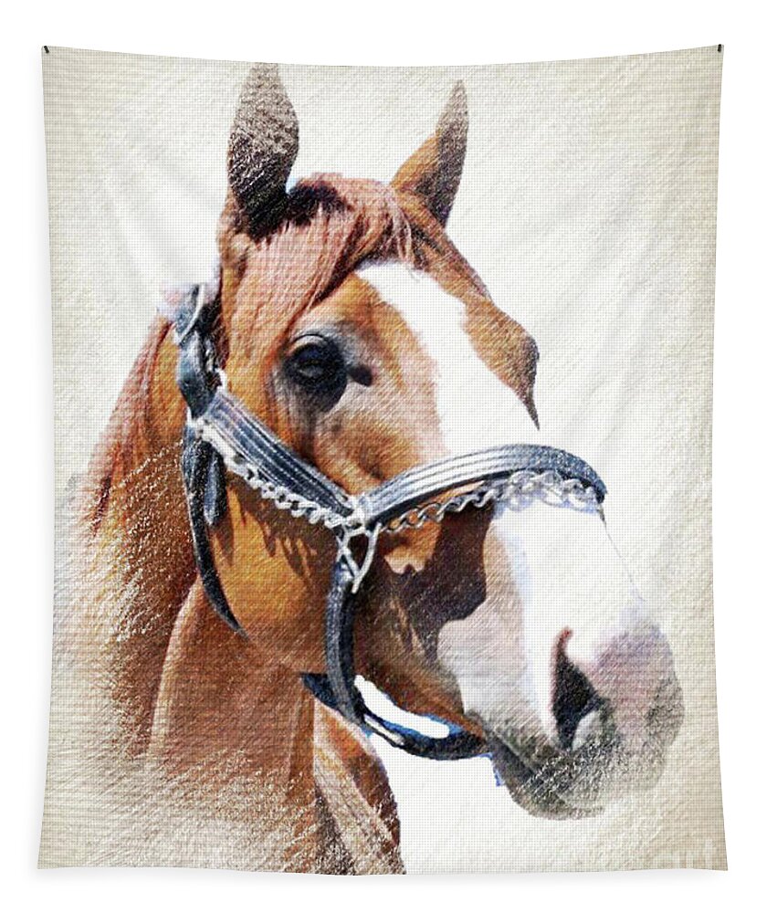 Justify Tapestry featuring the digital art Justify by CAC Graphics