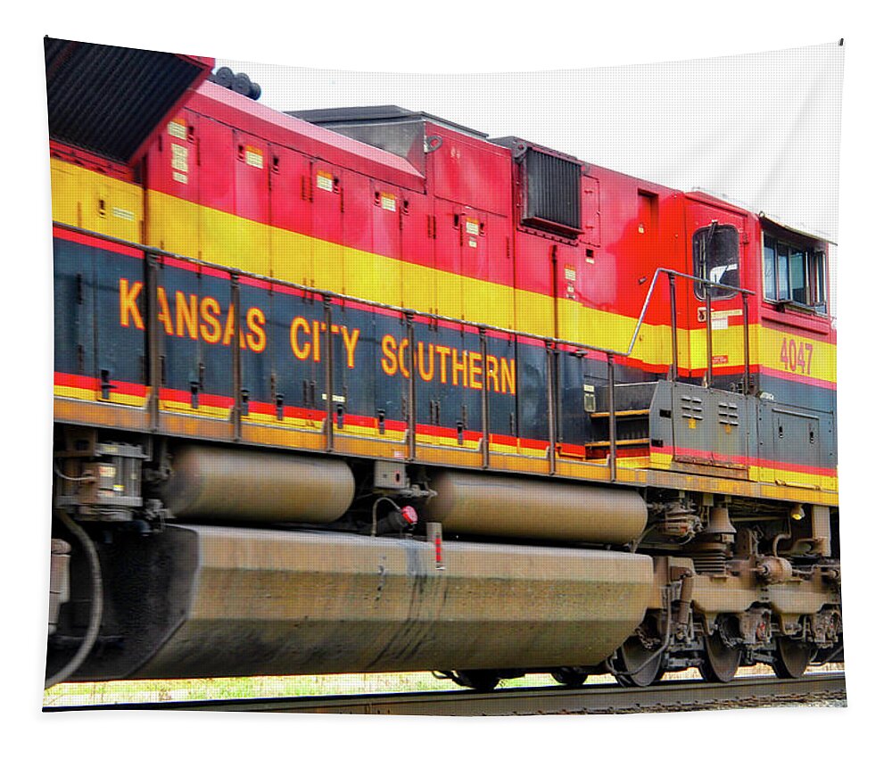 Kansas City Southern Tapestry featuring the photograph Kansas City Southern by Linda James