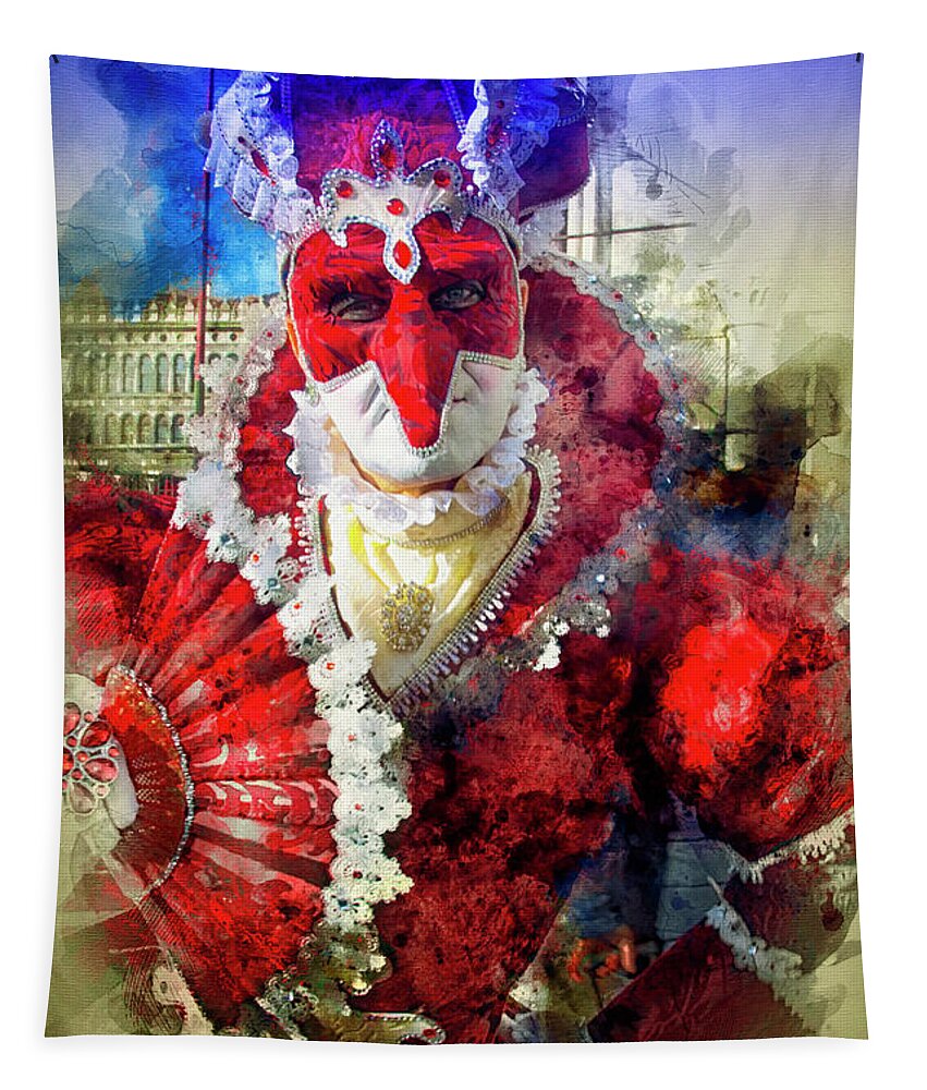 Venice Tapestry featuring the photograph Knave of Hearts by Jack Torcello