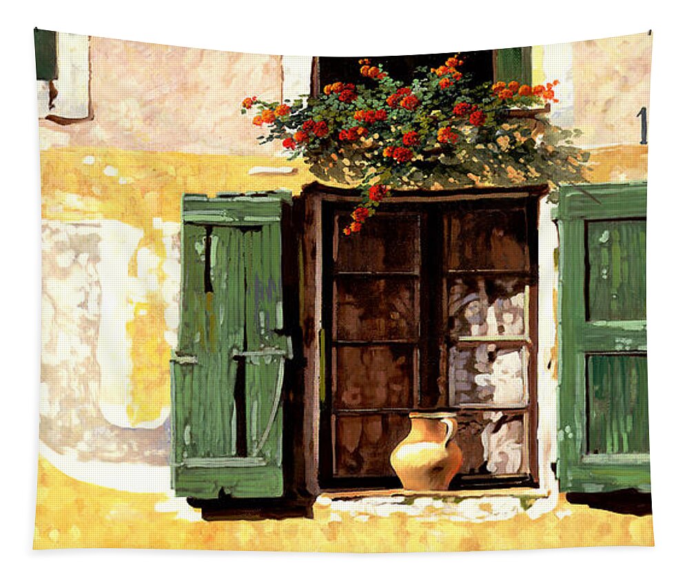 Wallscape Tapestry featuring the painting la finestra di Sue by Guido Borelli