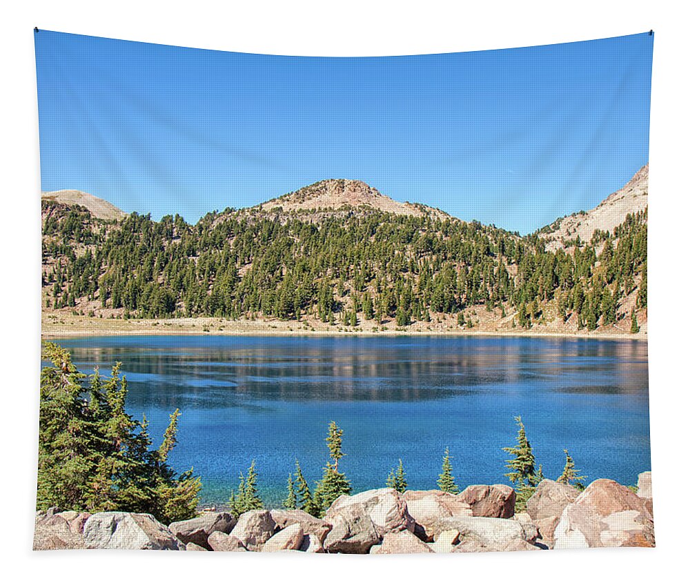 Landscape Tapestry featuring the photograph Lake Helen by John M Bailey