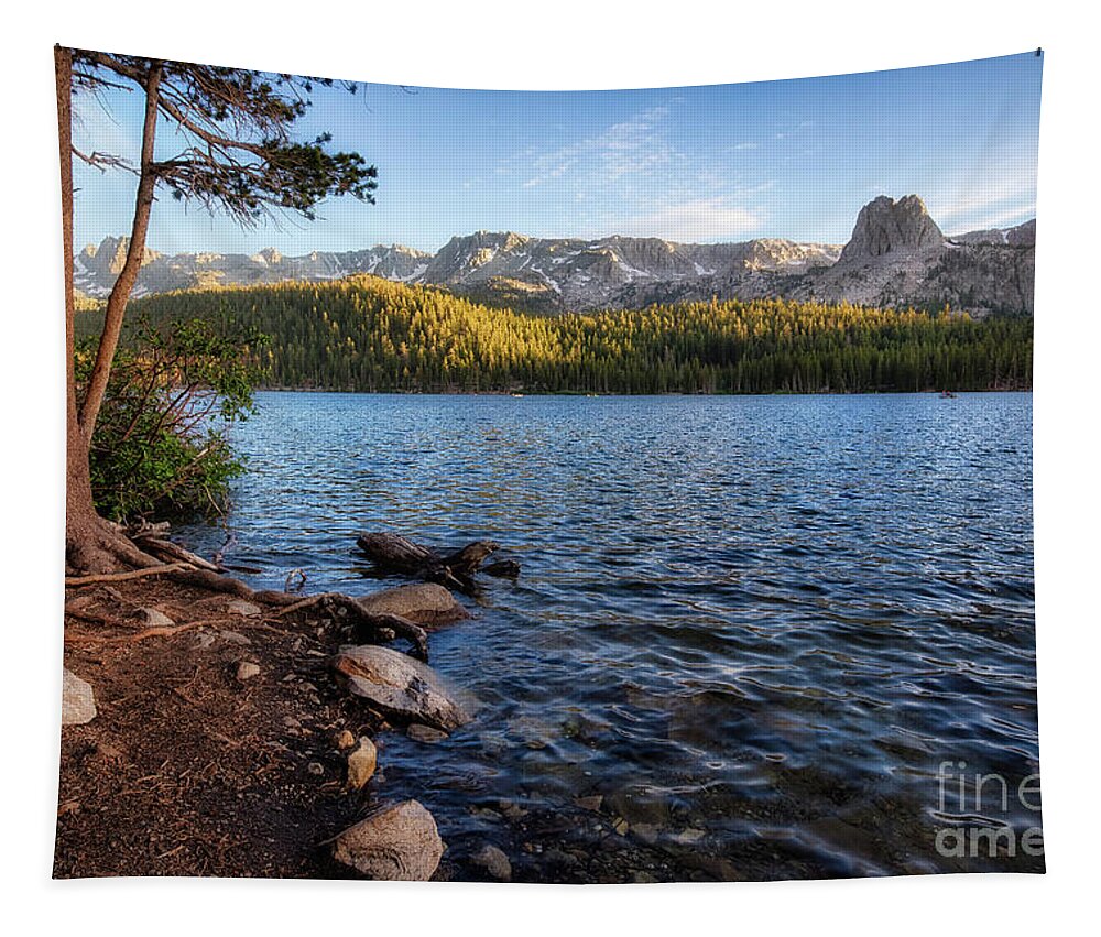 Mammoth Tapestry featuring the photograph Lake Mary by Anthony Michael Bonafede
