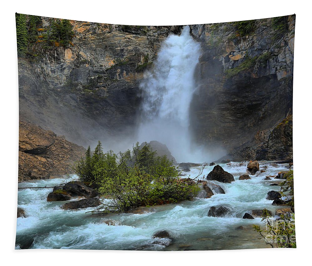 Laughing Falls Tapestry featuring the photograph Laughing Falls by Adam Jewell