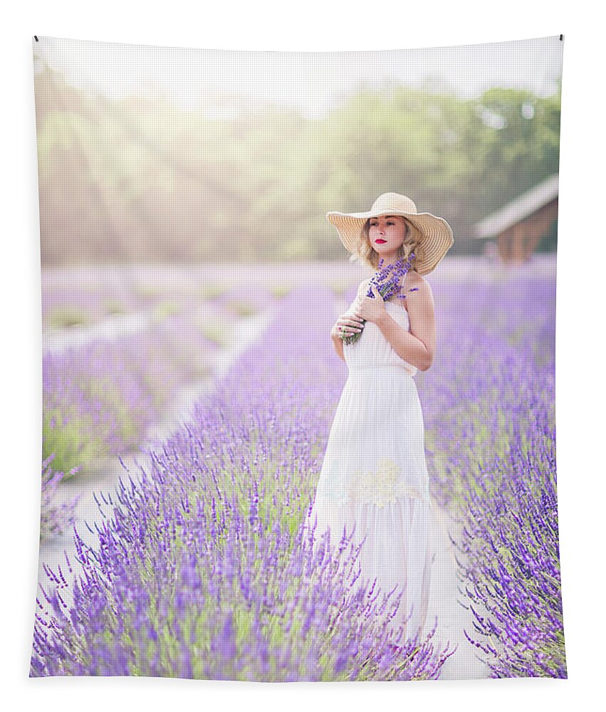 Kremsdorf Tapestry featuring the photograph Lavender Dreams by Evelina Kremsdorf