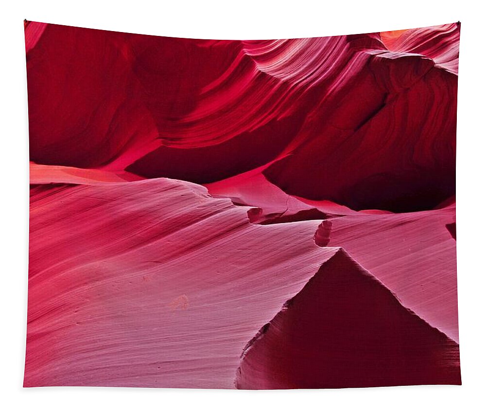 Antelope Canyon Tapestry featuring the photograph Layers by Jeff Cook
