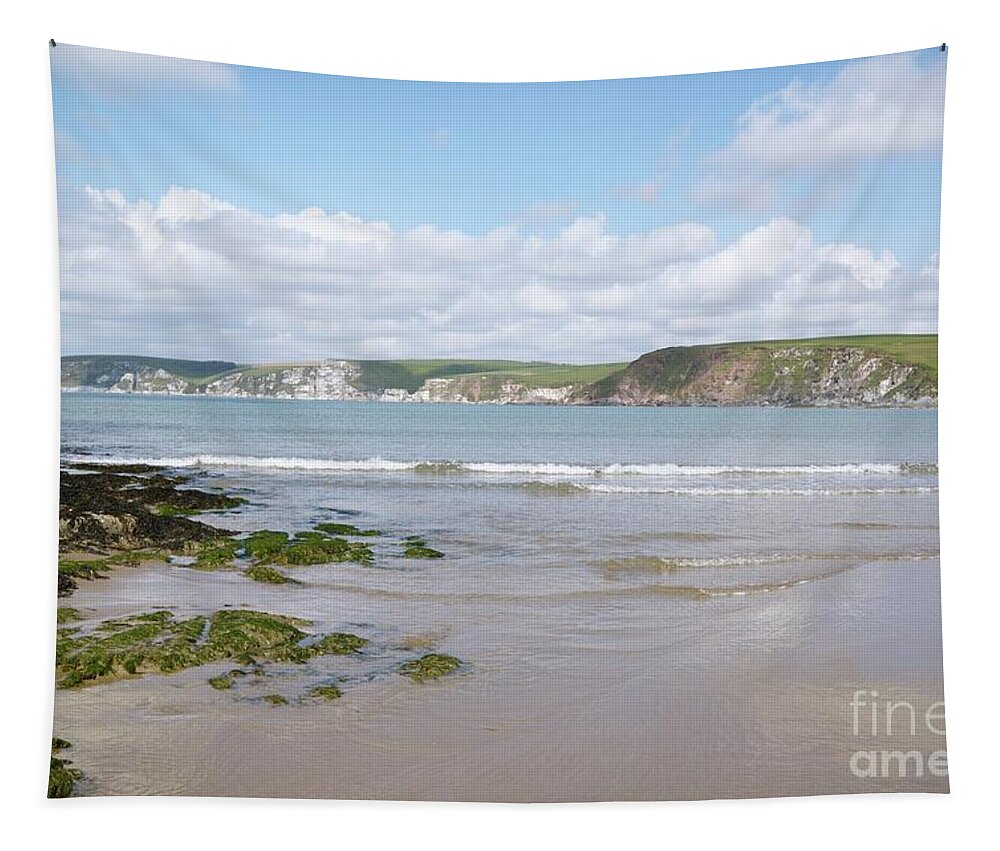 Lazy Tapestry featuring the photograph Lazy Devon Days by Wendy Wilton