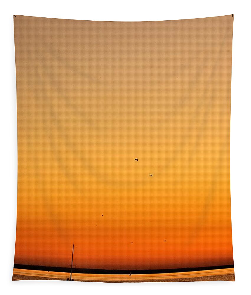 Sunset Tapestry featuring the photograph Le Voyage 02 by Aimelle Ml