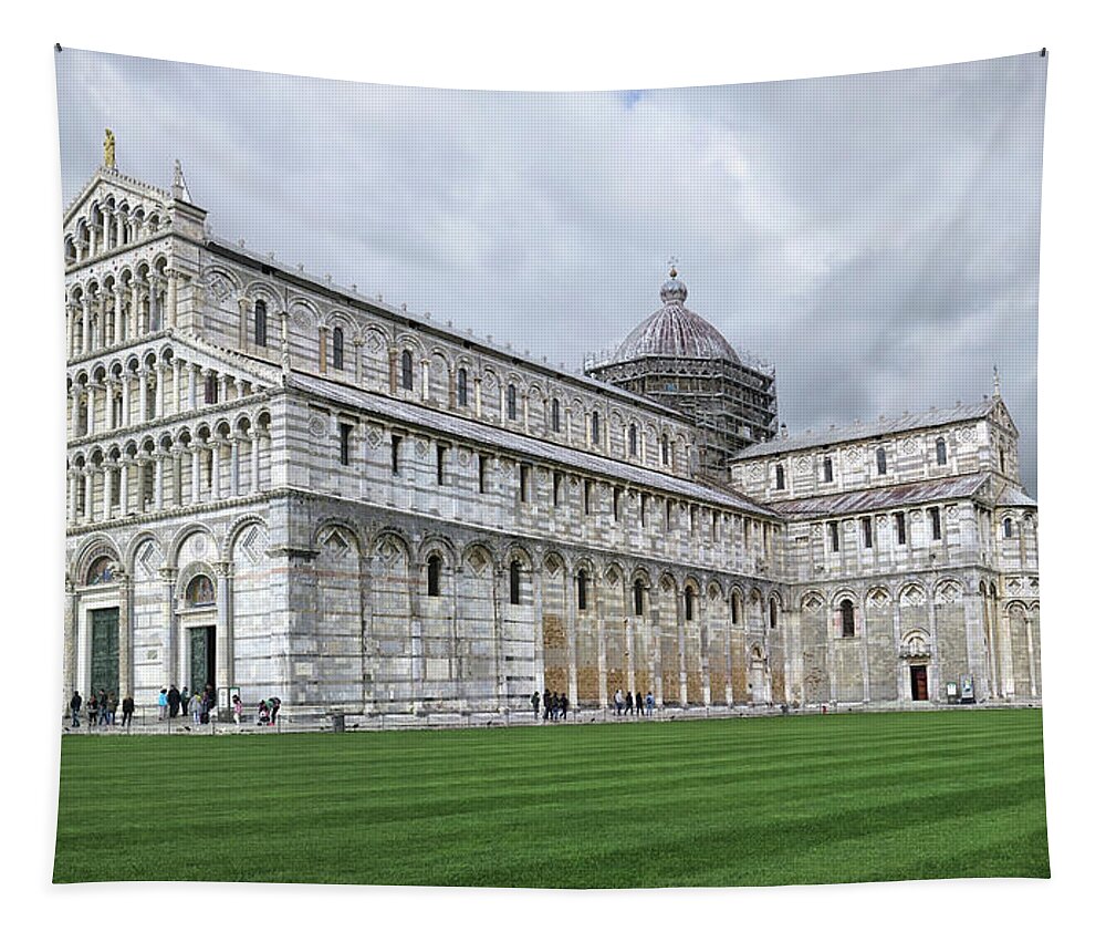 Leaning Tower Of Pisa Tapestry featuring the photograph Leaning Tower of Pisa by Dave Mills