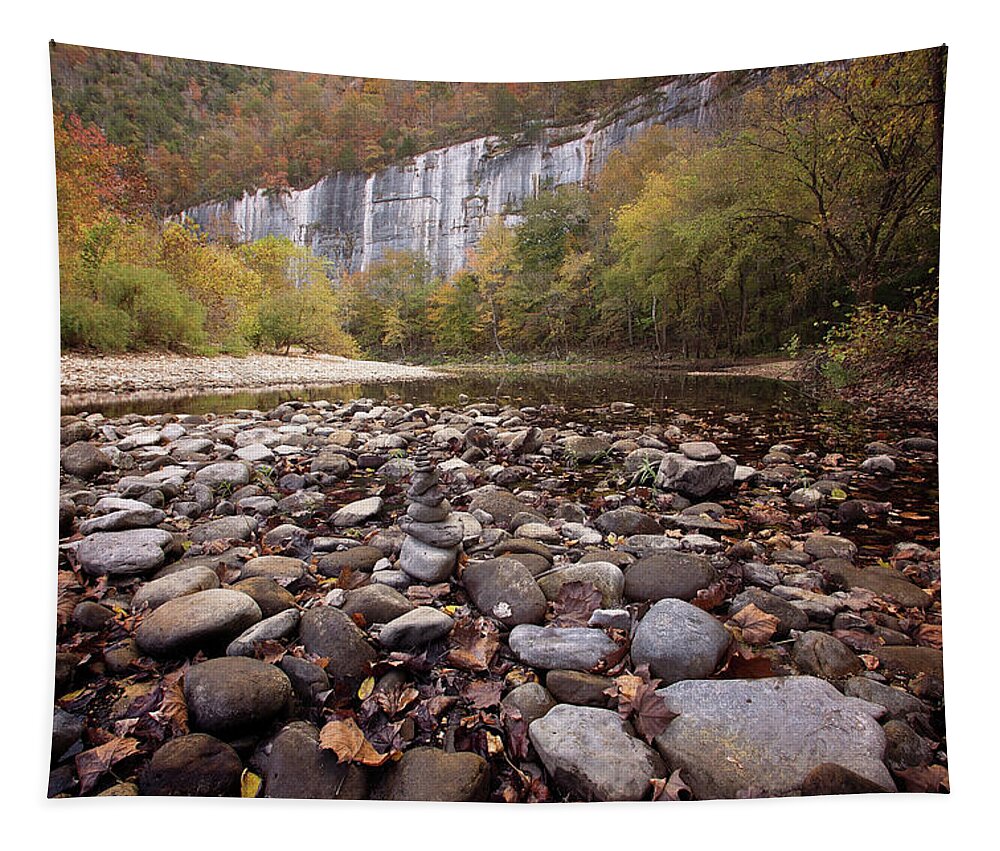 Buffalo River Tapestry featuring the photograph Leave No Trace by Eilish Palmer
