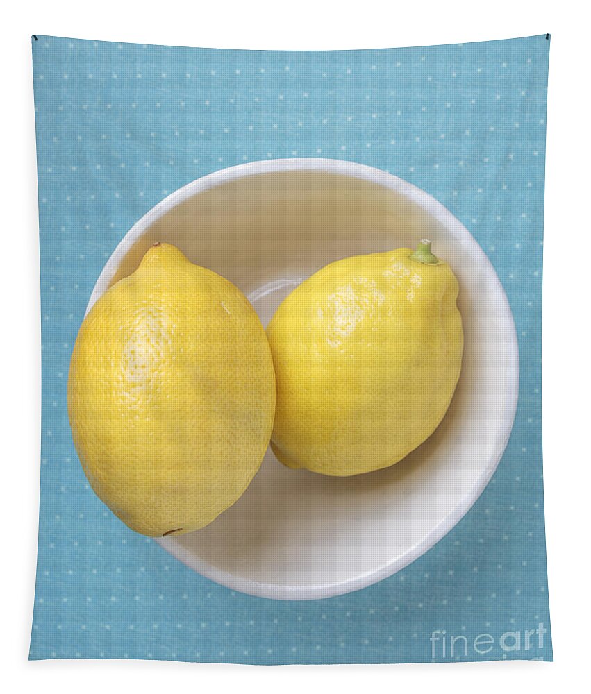 Lemon Tapestry featuring the photograph Lemon Pop by Edward Fielding