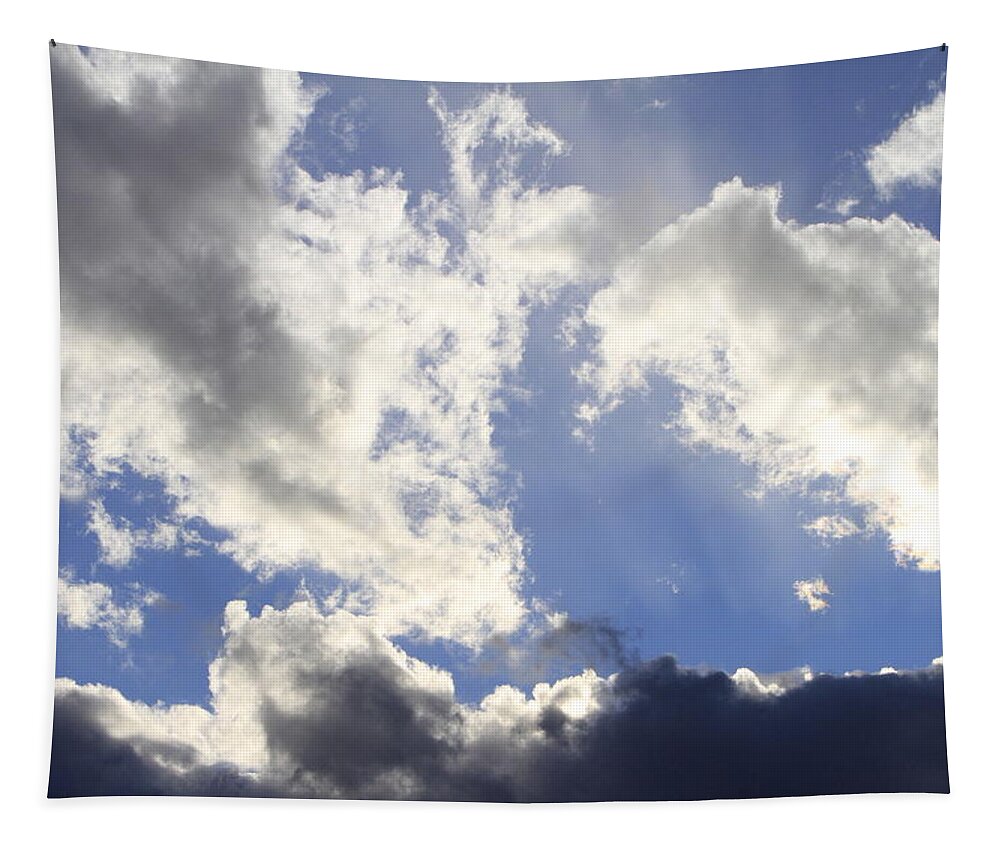 Sky Tapestry featuring the photograph Let the Sun Shine by Shoal Hollingsworth