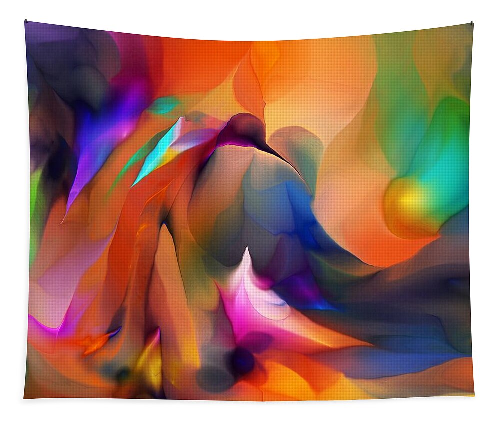 Fine Art Tapestry featuring the digital art Letting Go by David Lane