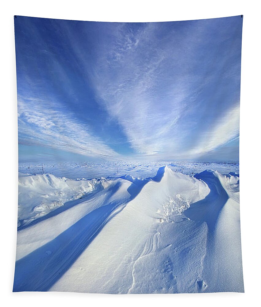 Clouds Tapestry featuring the photograph Life Below Zero by Phil Koch