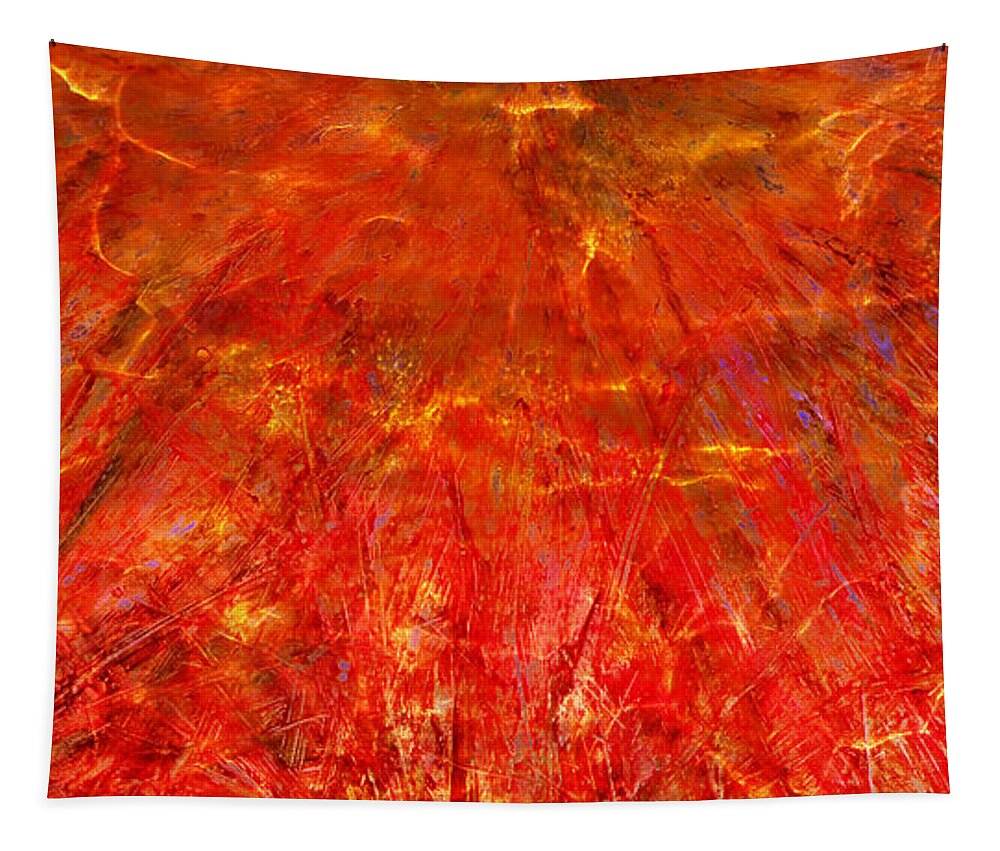 Light Storm Tapestry featuring the mixed media Light Storm by Sami Tiainen