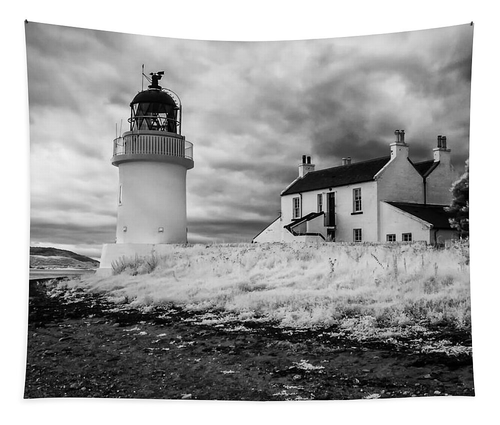 Ardgour Tapestry featuring the photograph Lighthouse at Ardgour by John Paul Cullen