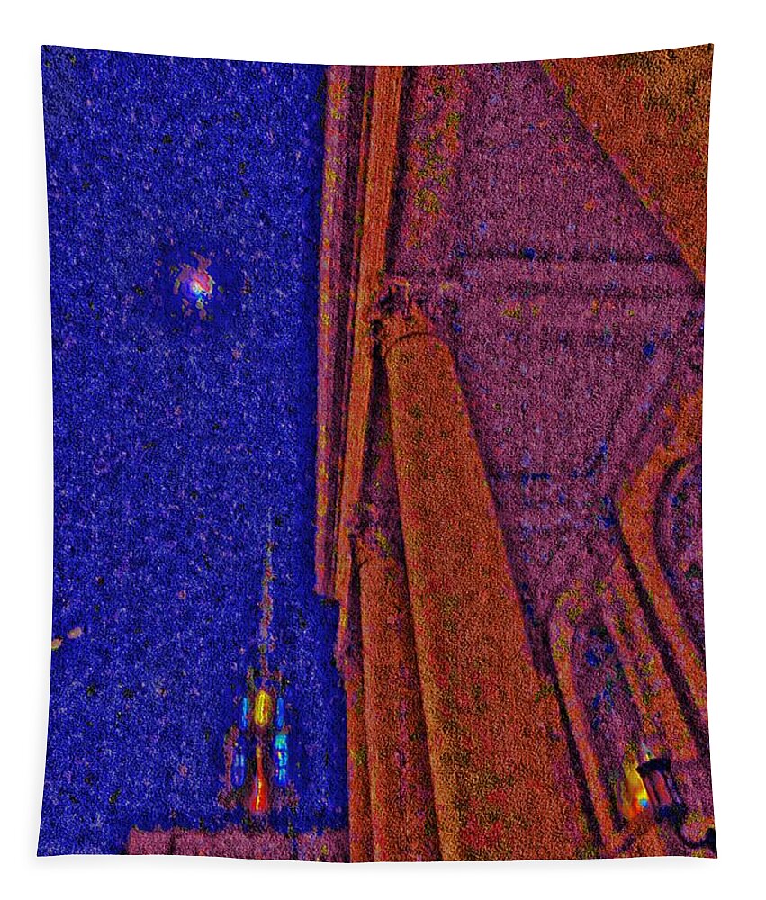 Church Tapestry featuring the digital art Look Up You by Vincent Green