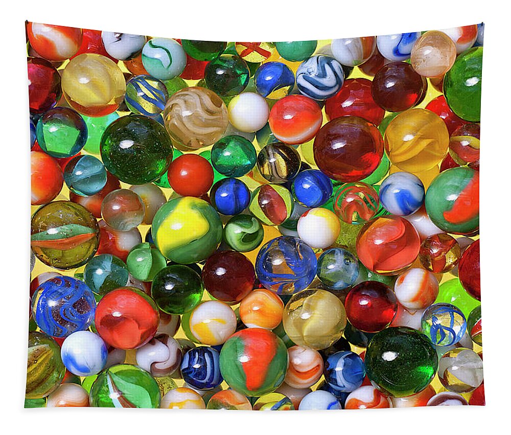 Jigsaw Puzzle Tapestry featuring the photograph Lose Your Marbles by Carole Gordon