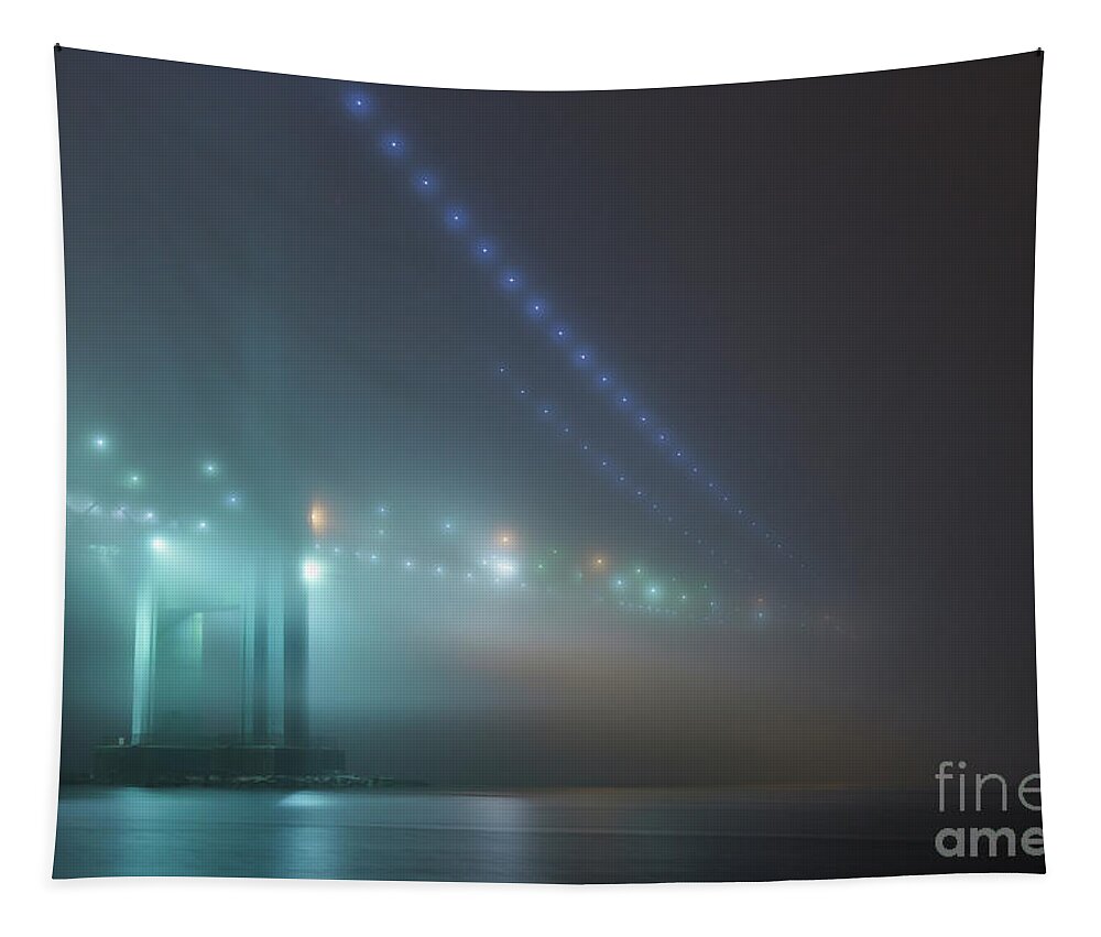 Kremsdorf Tapestry featuring the photograph Lost In Fog by Evelina Kremsdorf