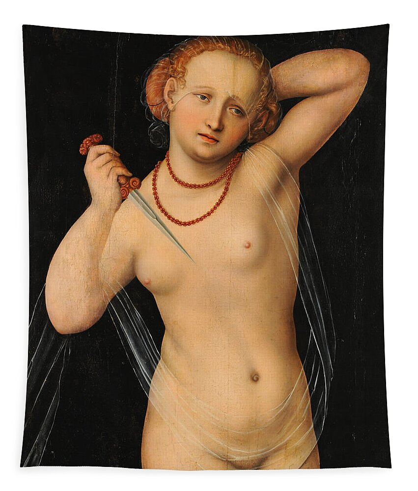 Lucas Cranach The Elder Tapestry featuring the painting Lucretia 6 by Lucas Cranach the Elder