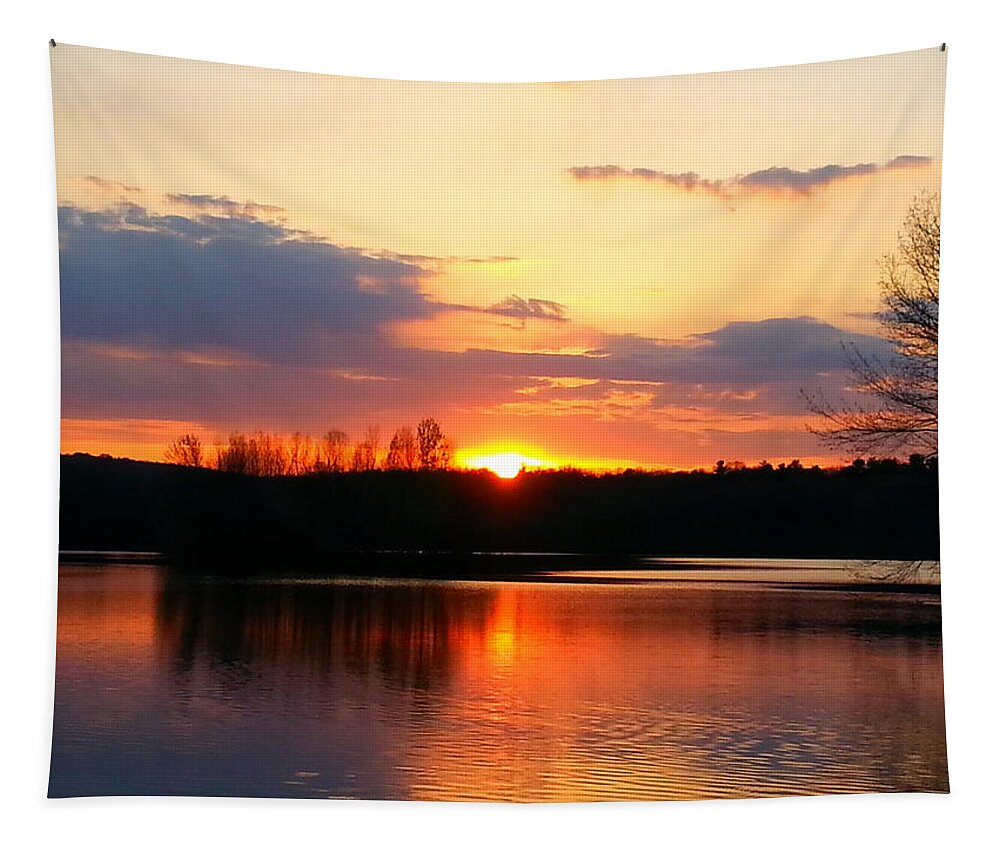 Sunset Tapestry featuring the photograph Lullaby by Dani McEvoy