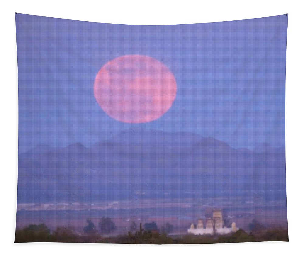 Arizona Tapestry featuring the photograph Mahalakshmi Rising by Judy Kennedy