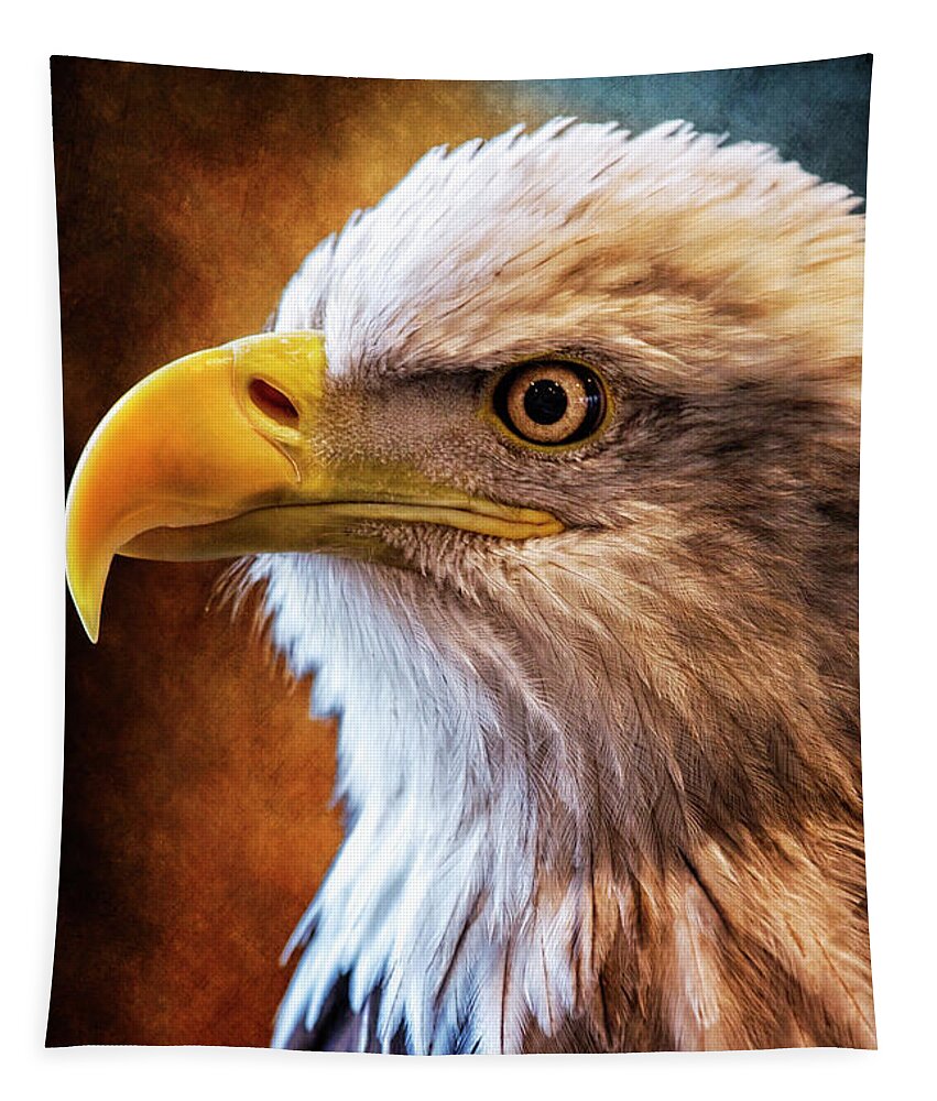 Bald Eagle Tapestry featuring the photograph Make America Proud Again by Bill and Linda Tiepelman