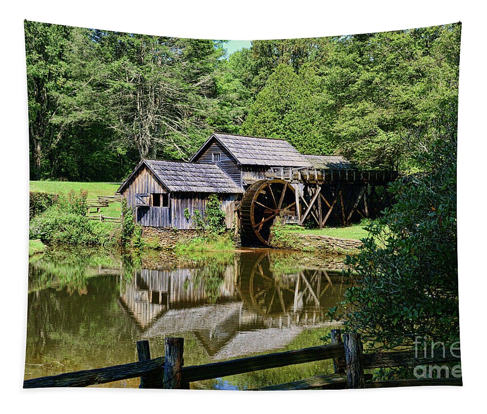 Paul Ward Tapestry featuring the photograph Marby Mill 2 by Paul Ward