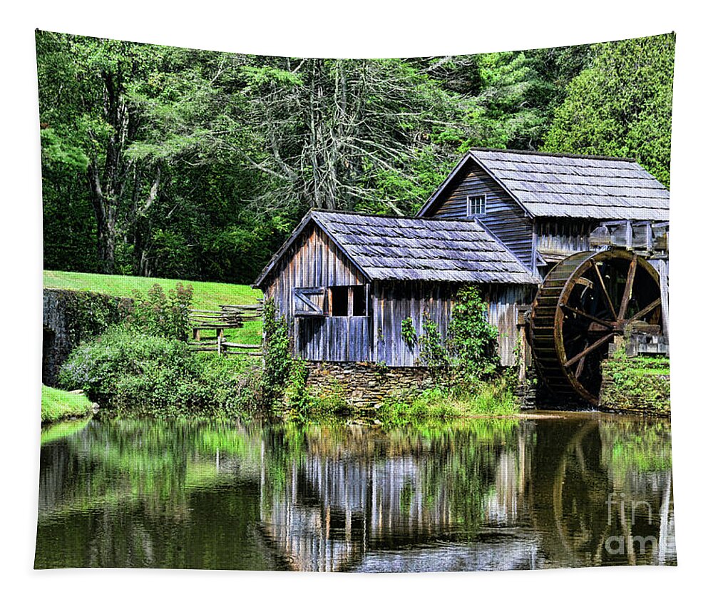 Paul Ward Tapestry featuring the photograph Marby Mill 3 by Paul Ward