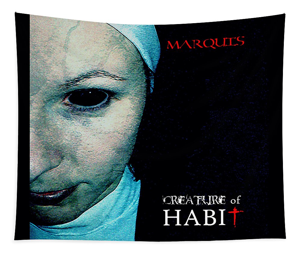 Album Cover Tapestry featuring the digital art Marquis - Creature of Habit by Mark Baranowski