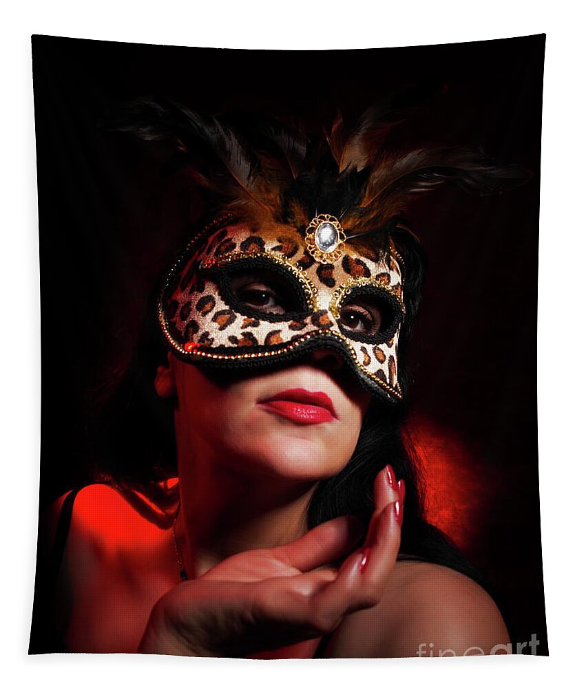 Dorothy Lee Photography. Photography Tapestry featuring the photograph Masquerade 3 by Dorothy Lee